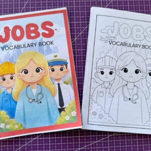 Vocabulary Book – Jobs | Livro de vocabulário bilíngue: profissões