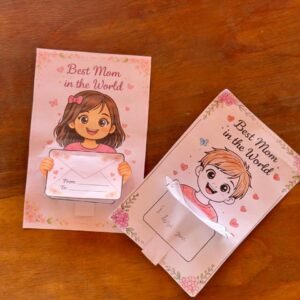 Best Mom in the World – Cartão para o Dia das Mães 💖