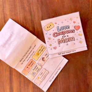 Love Coupons for Mom – Cupons de Amor para o Dia das Mães 💖