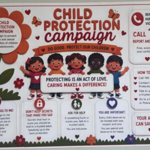 Child Protection Campaign – Material Educativo em Inglês 🧡
